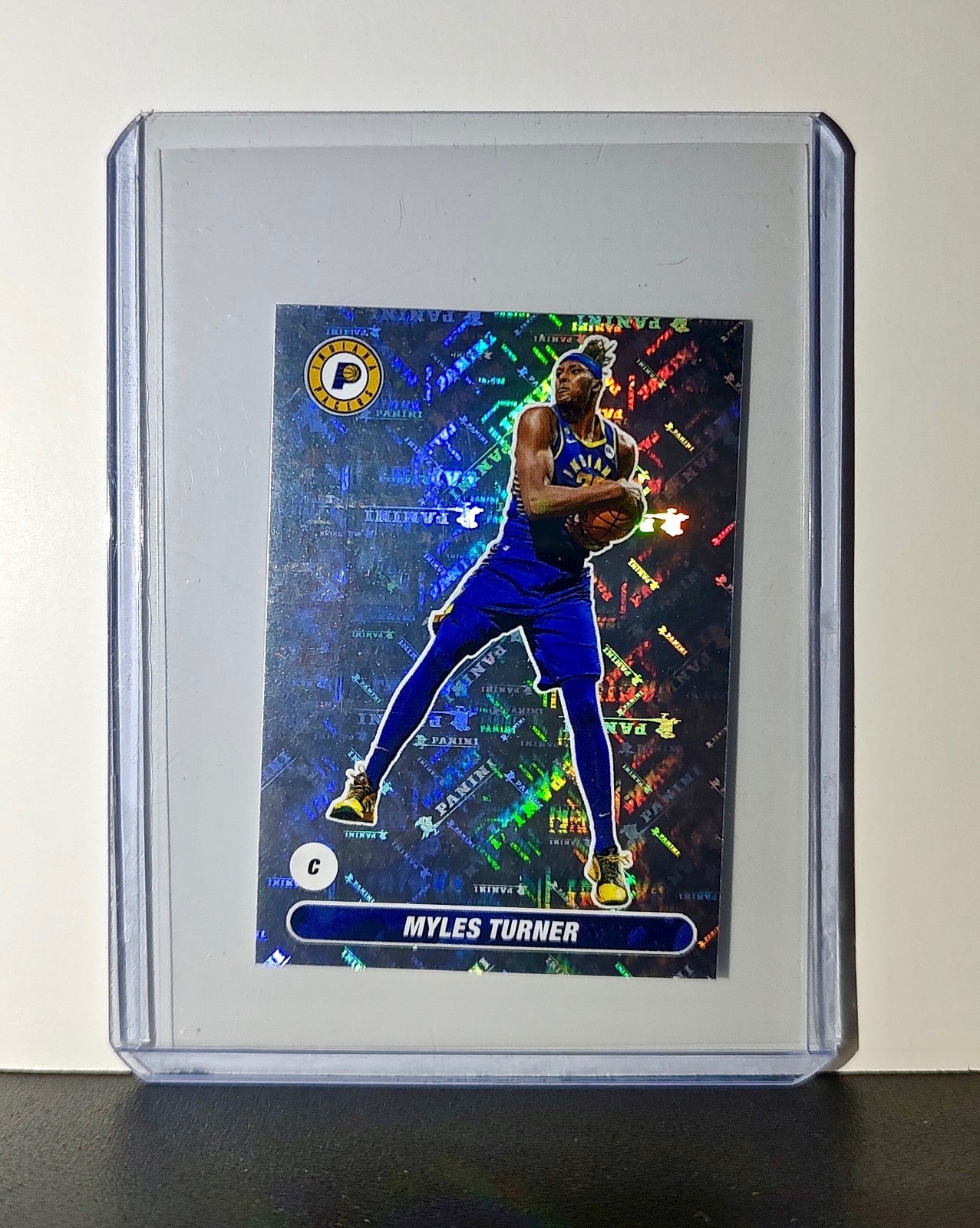 Myles Turner 2023-24 Panini NBA #192 Foil Sticker Indiana Pacers