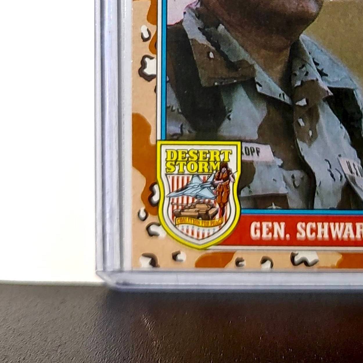 General Schwarzkopf 1991 Topps Desert Storm #157 Card