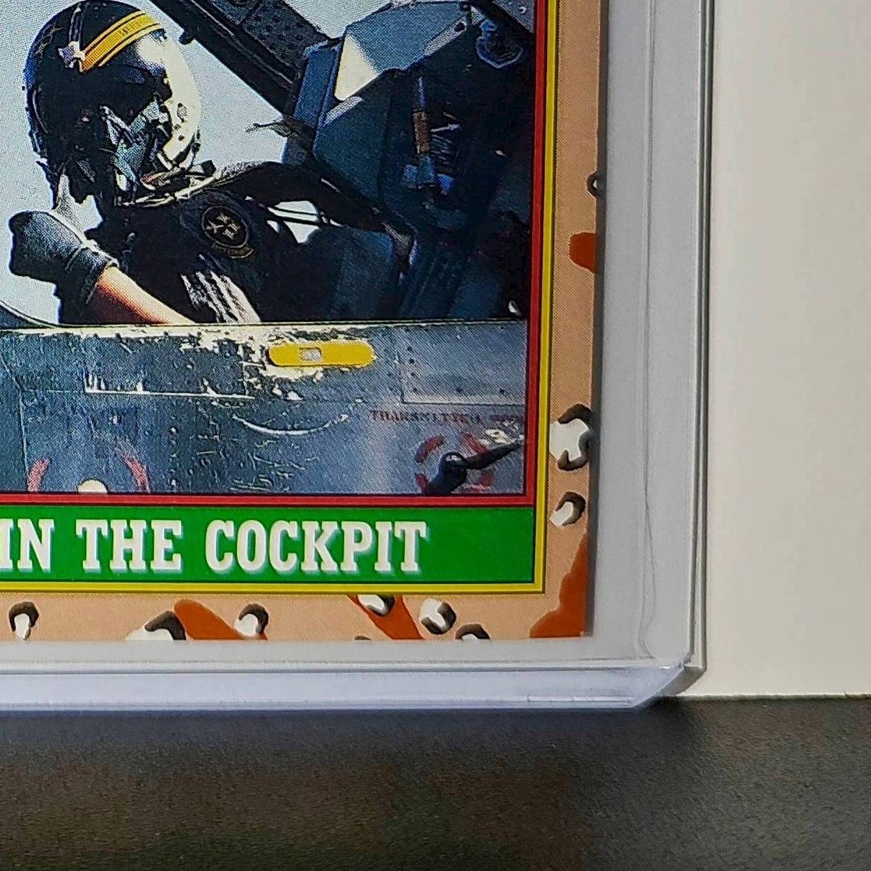 Ready in the Cockpit 1991 Topps Desert Storm #75 Card