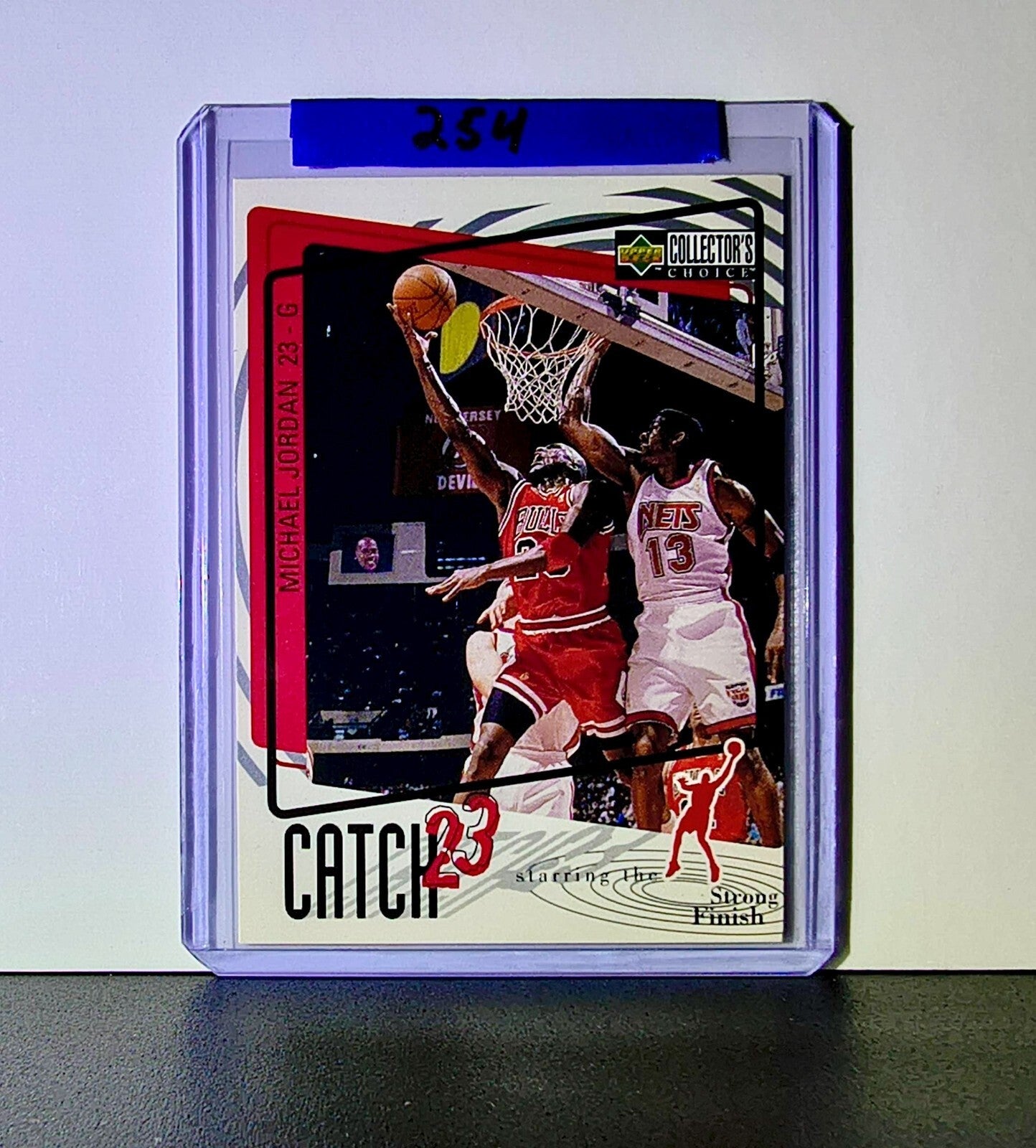 Michael Jordan 1997-98 Upper Deck Collector's Choice Catch 23 #194 Card Bulls