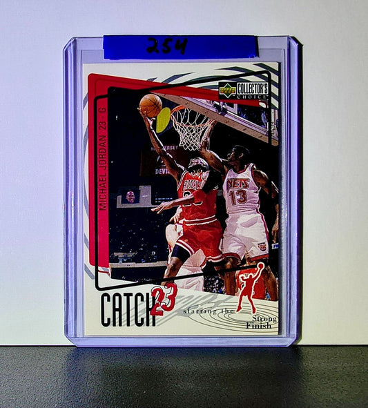 Michael Jordan 1997-98 Upper Deck Collector's Choice Catch 23 #194 Card Bulls