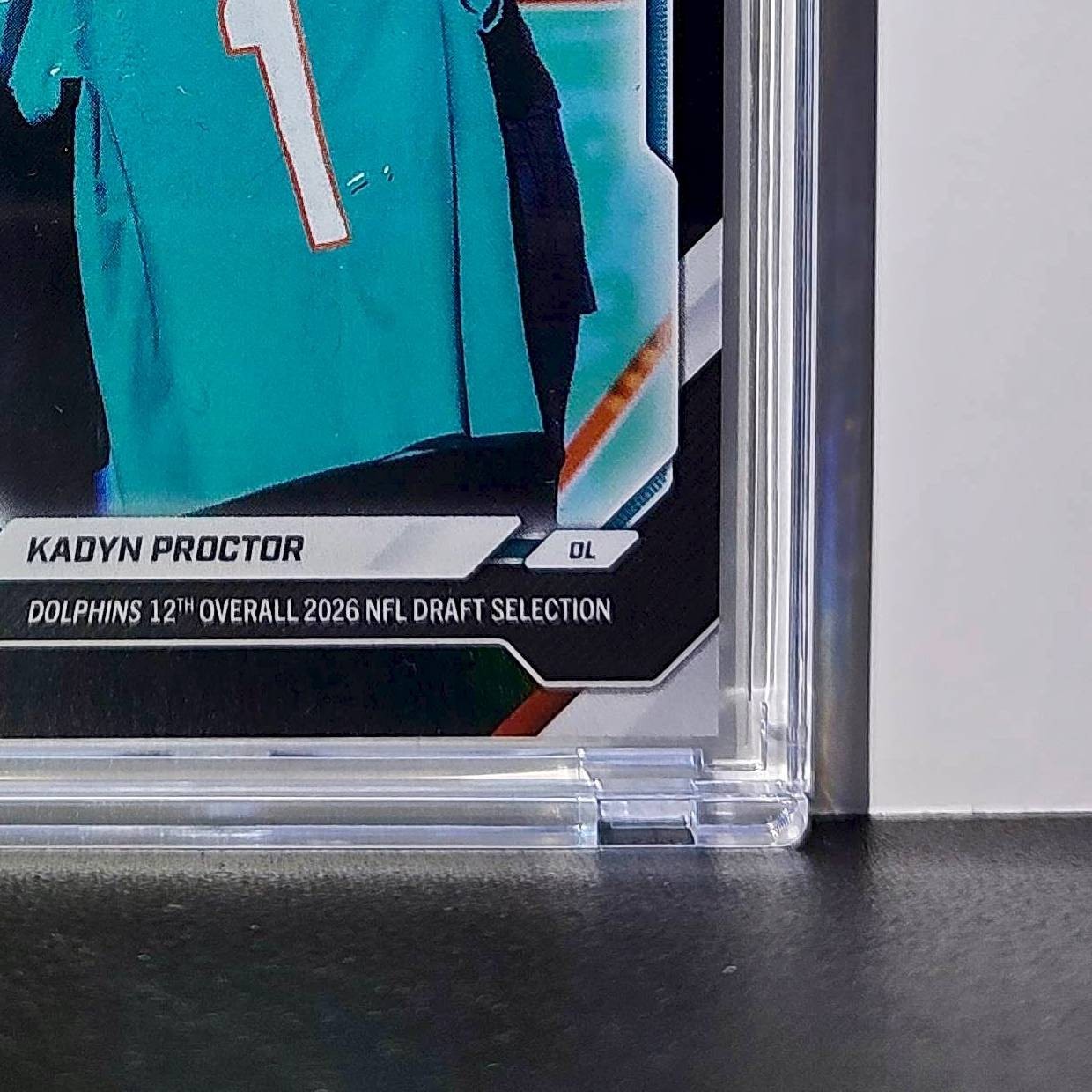 Kadyn Proctor Rookie 2026 Topps Now Draft Night #KPRO Black Foil 1/10 Card