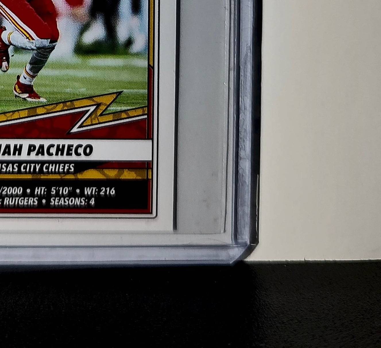 Isiah Pacheco 2025 Panini NFL #249 Sticker Kansas City Chiefs