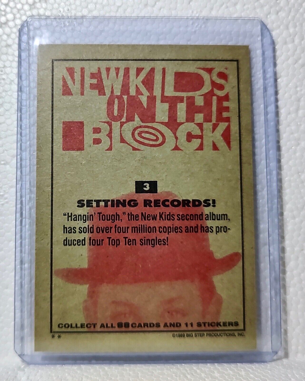 Setting Records! 1989 New Kids on the Block #3 Trading Card