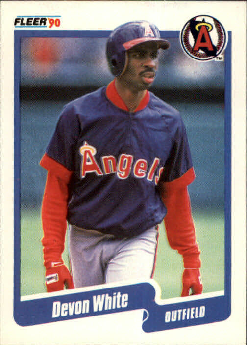 1990 Devon White Fleer Baseball Card #147