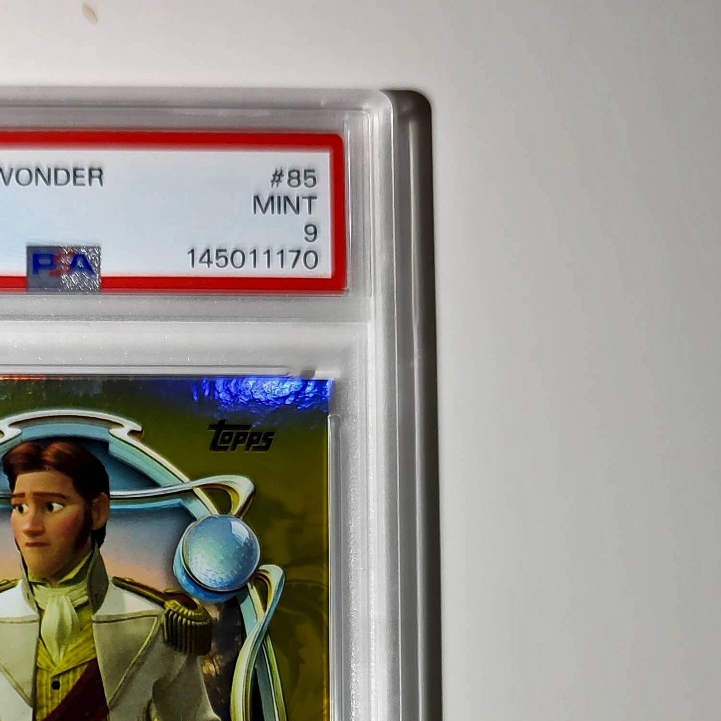 Hans 2025 Topps Disney Wonder #85 Winter Variant Card Frozen PSA 9