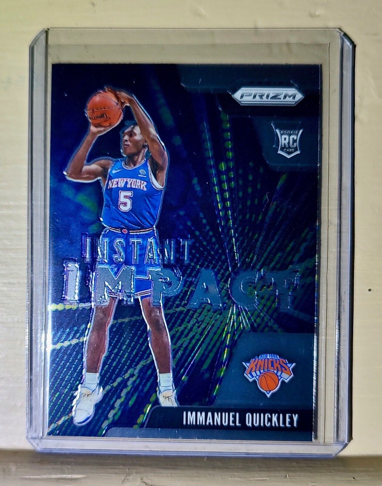 Immanuel Quickley 2020-21 Panini Prizm Instant Impact NBA #20 Rookie Card