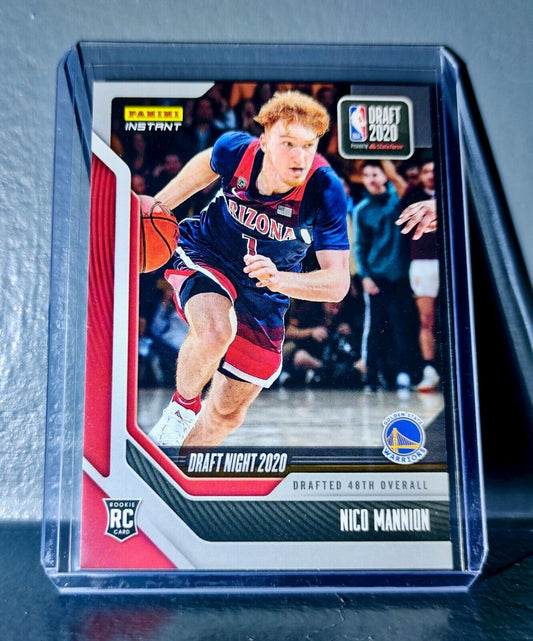 Nico Mannion 2020-21 Panini NBA Draft Night #21 Basketball Rookie Card 1 of 329