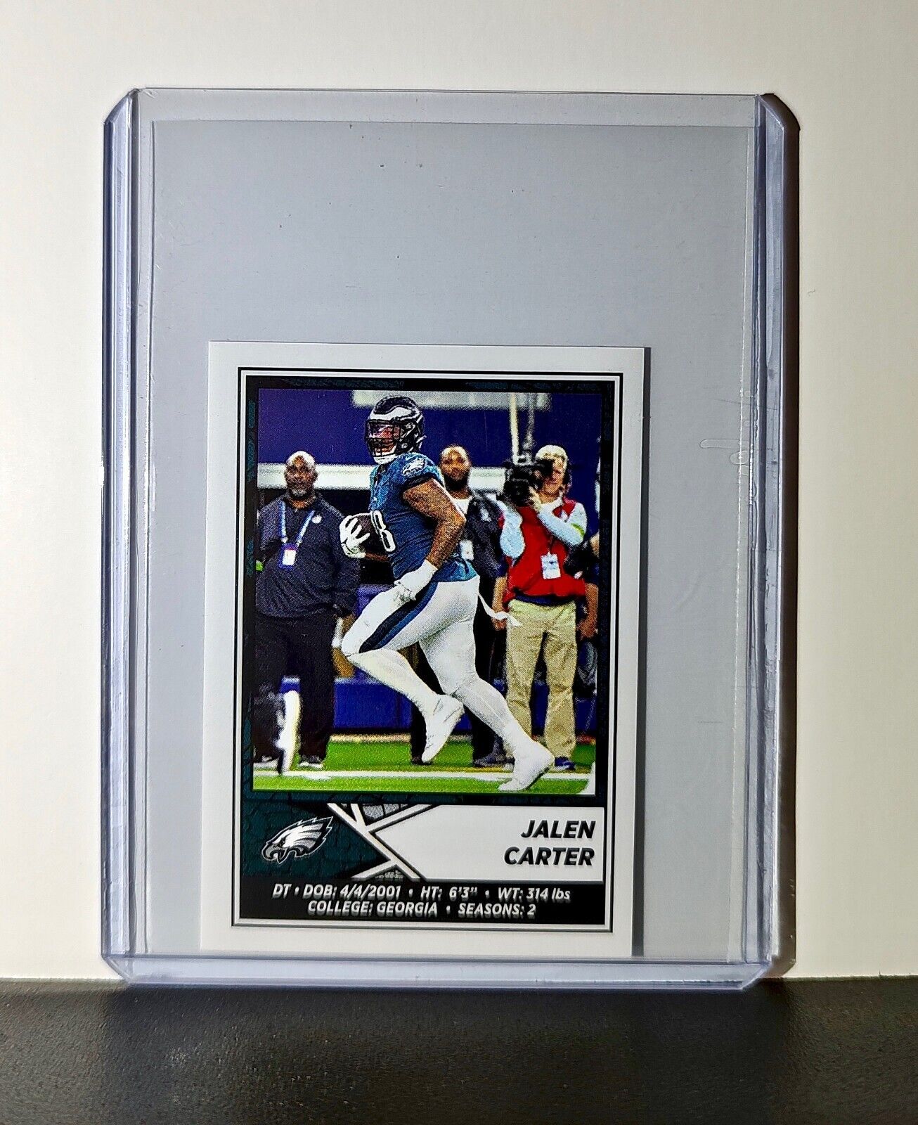 Jalen Carter 2024 Panini NFL Sticker #337 Philadelphia Eagles