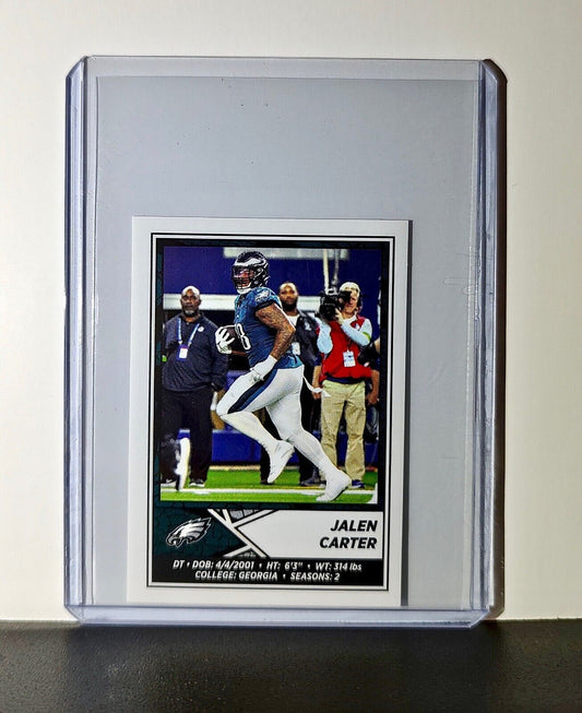 Jalen Carter 2024 Panini NFL Sticker #337 Philadelphia Eagles