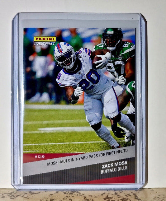 Zack Moss 2020 Panini NFL #13 Football Card Buffalo Bills 1 of 179