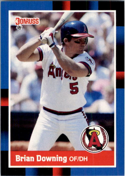1988 Brian Downing Donruss Baseball Card #258