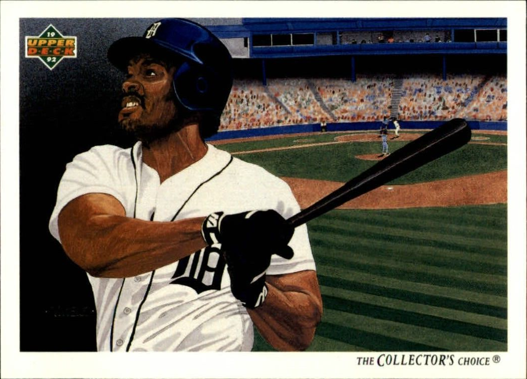 Cecil Fielder 1992 Upper Deck MLB #96 Team Checklist Card Detroit Tigers