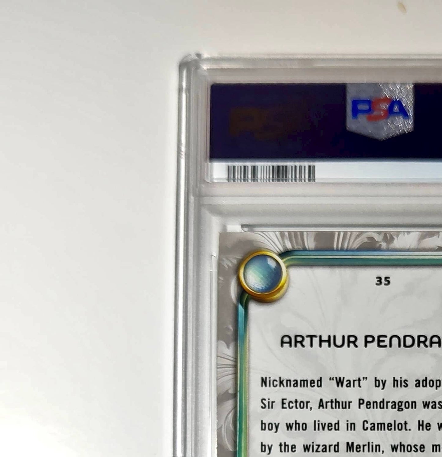 Arthur Pendragon 2025 Topps Disney #35 Winter The Sword in the Stone PSA 9