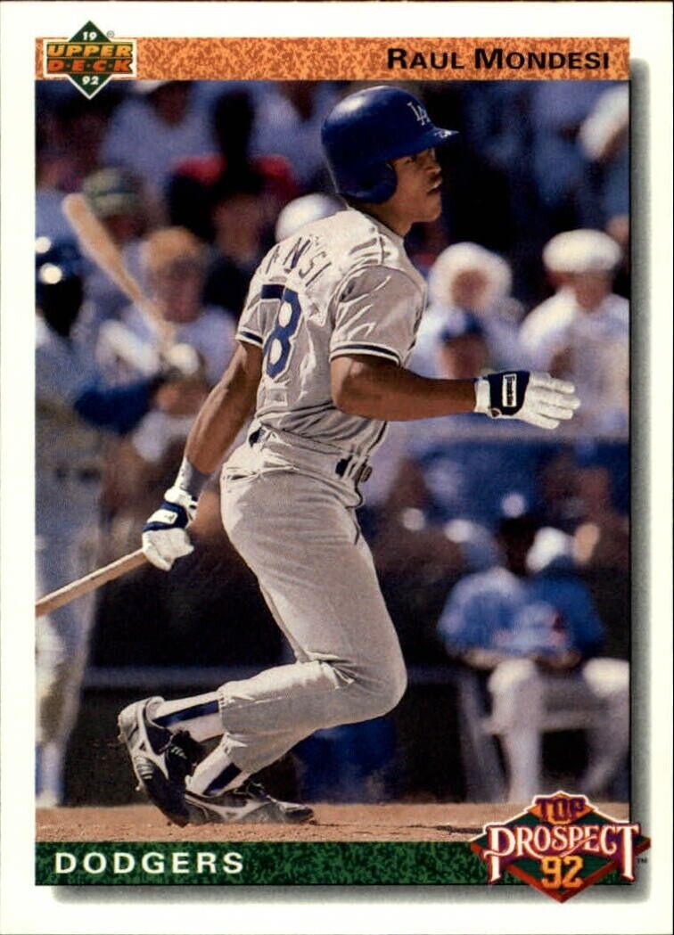 Raul Mondesi 1992 Upper Deck MLB #60 Baseball Card Los Angeles Dodgers