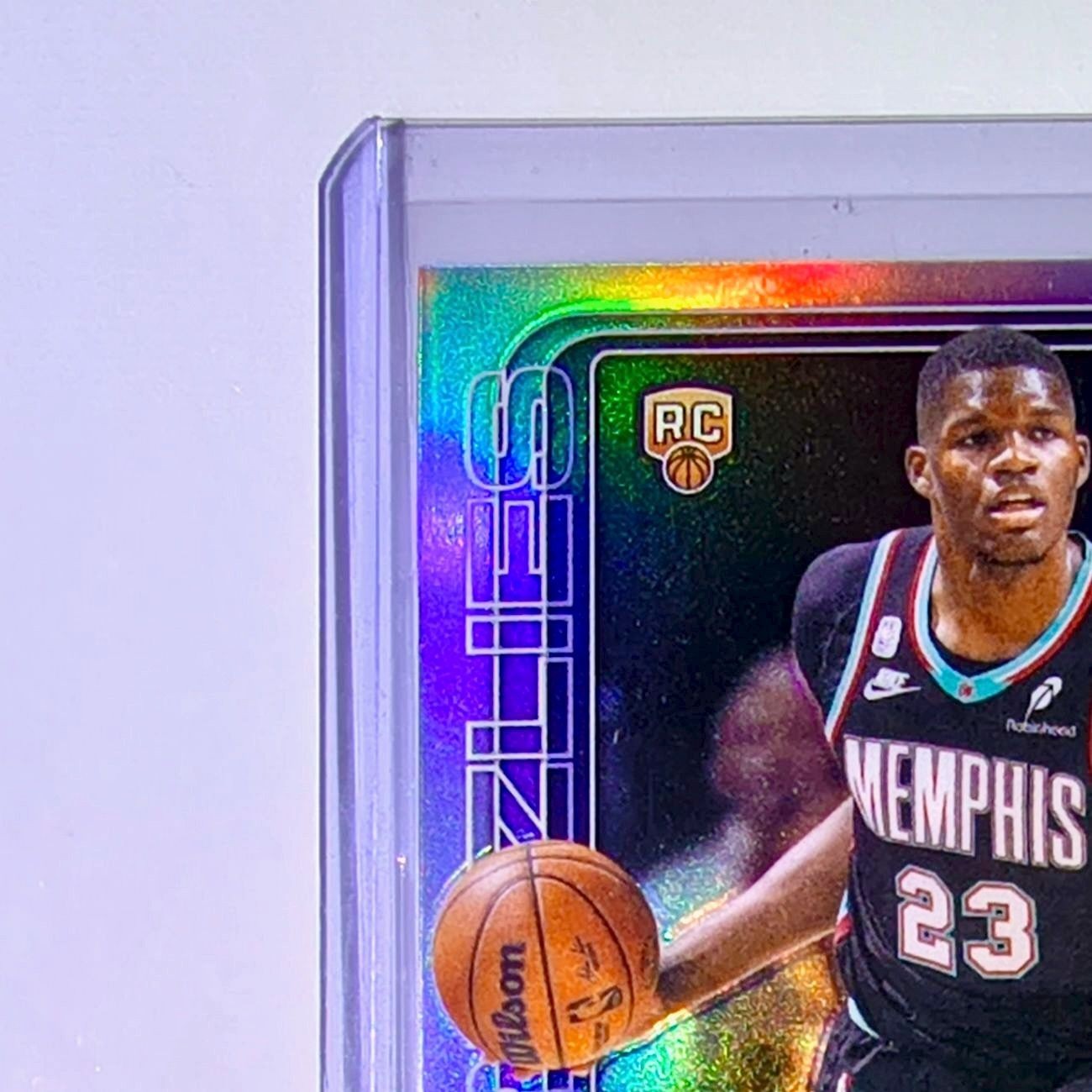 Cedric Coward Rookie 2025-26 NBA Topps Chrome Update Refractor #161 Grizzlies