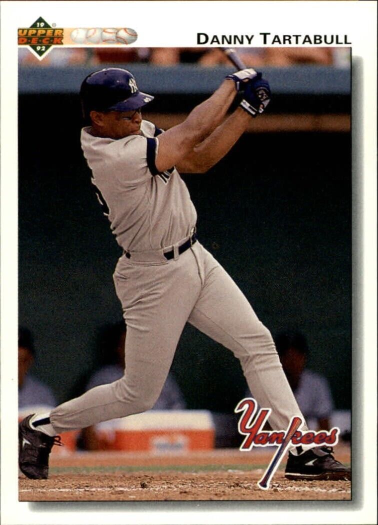 Danny Tartabull 1992 Upper Deck MLB #746 Baseball Card New York Yankees