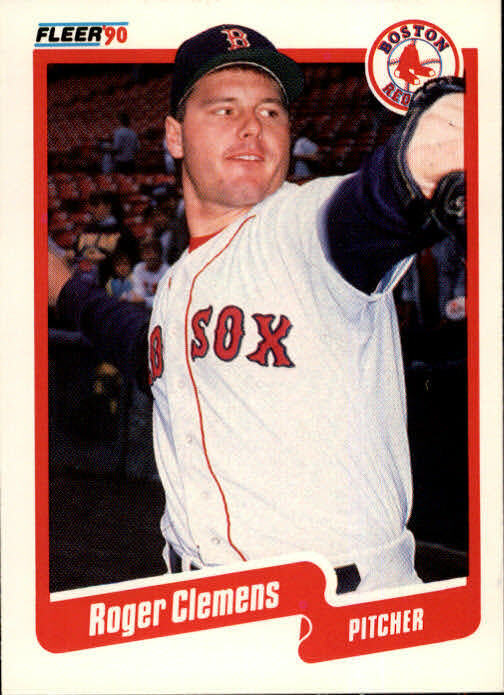 1990 Roger Clemens Fleer Baseball Card #271