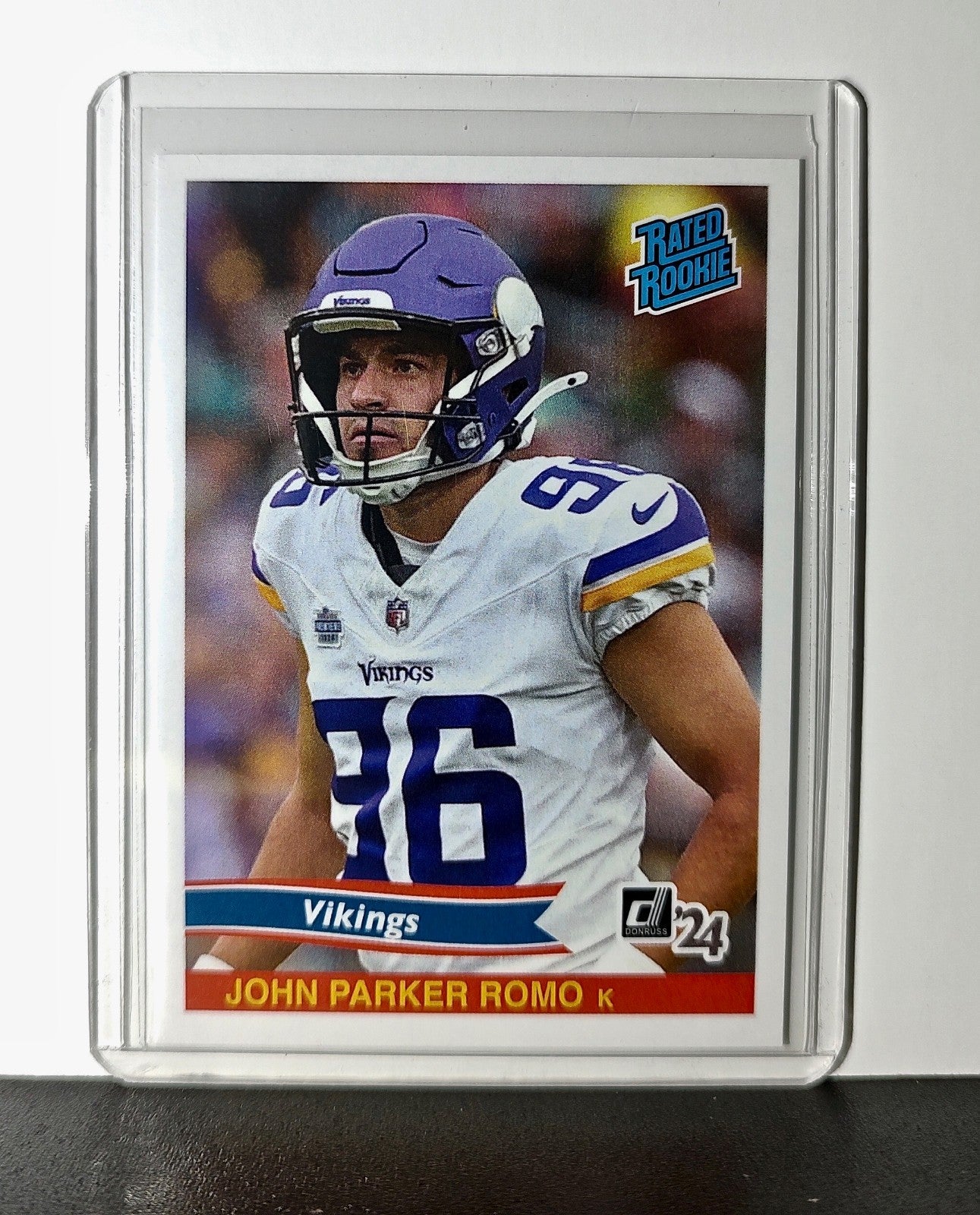 John Parker Romo Rookie 2024 Panini Rated Rookie Retro NFL #41 Bears 1 of 890