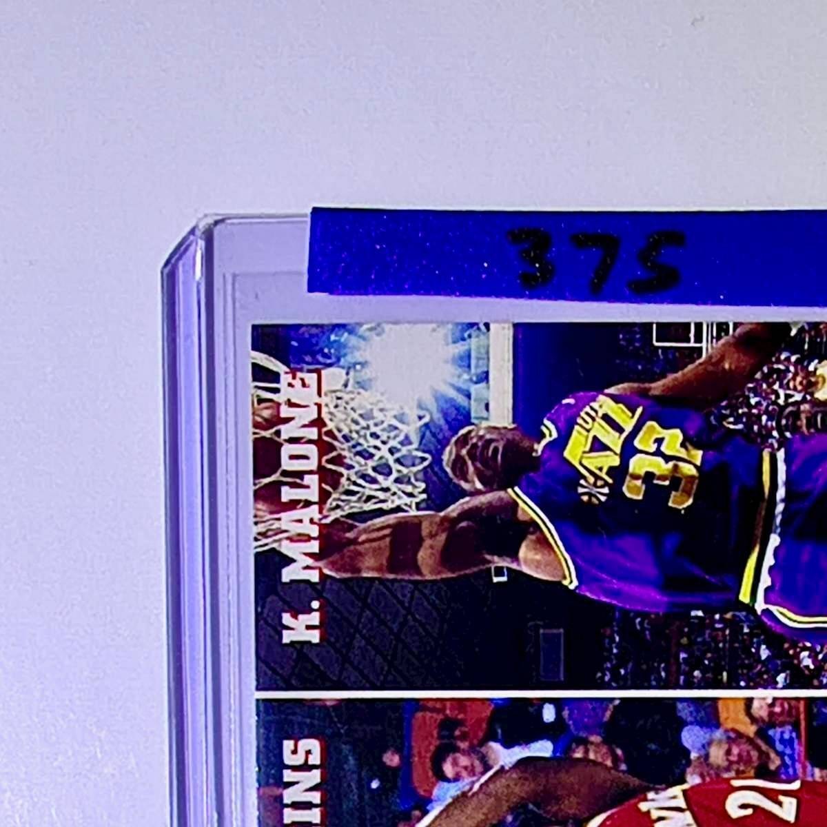 Michael Jordan Wilkins Malone 1993-94 NBA Hoops League Leaders #283 Card Bulls