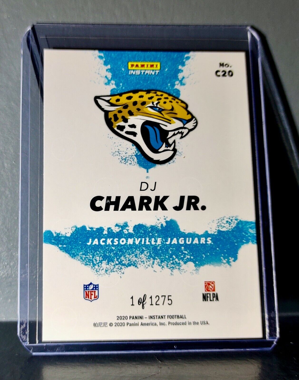 DJ Chark Jr. 2020 Panini NFL Instant My City #20 Football Card 1 of 1275