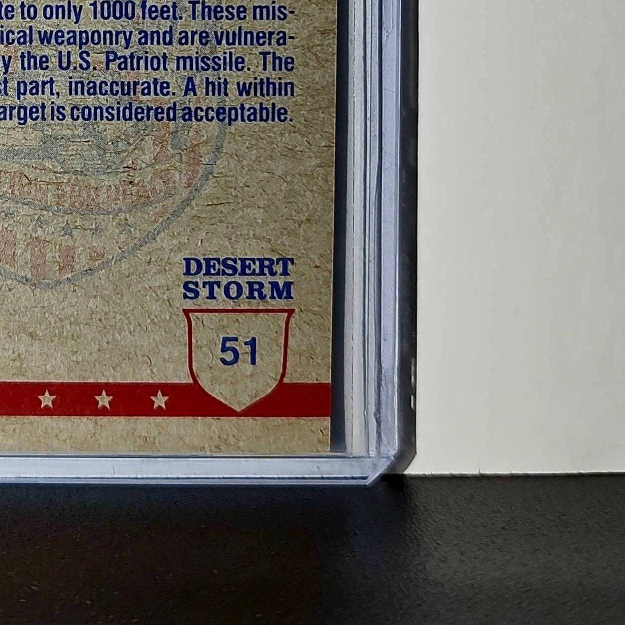 SCUD Missile (B) 1991 Topps Desert Storm #51 Card