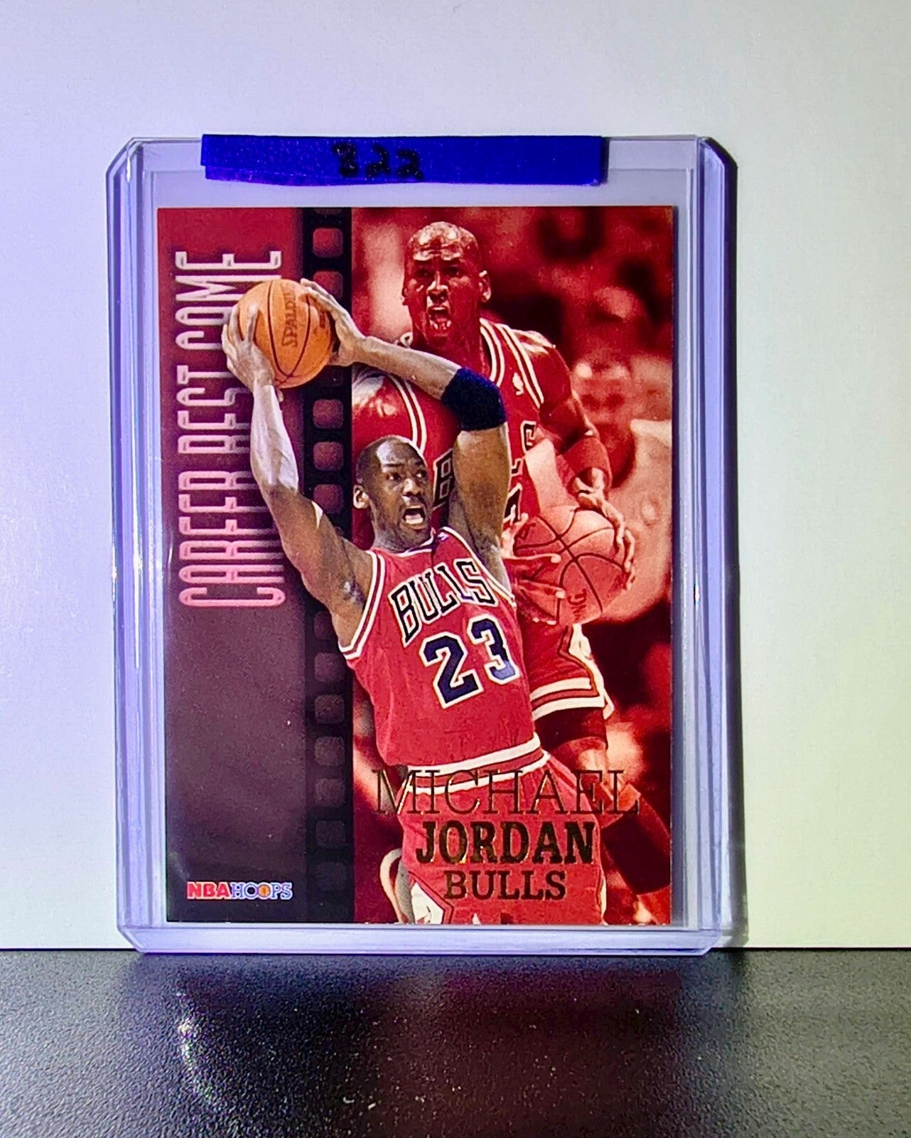 Michael Jordan 1996-97 NBA Hoops Career Best Game #335 Card Chicago Bulls