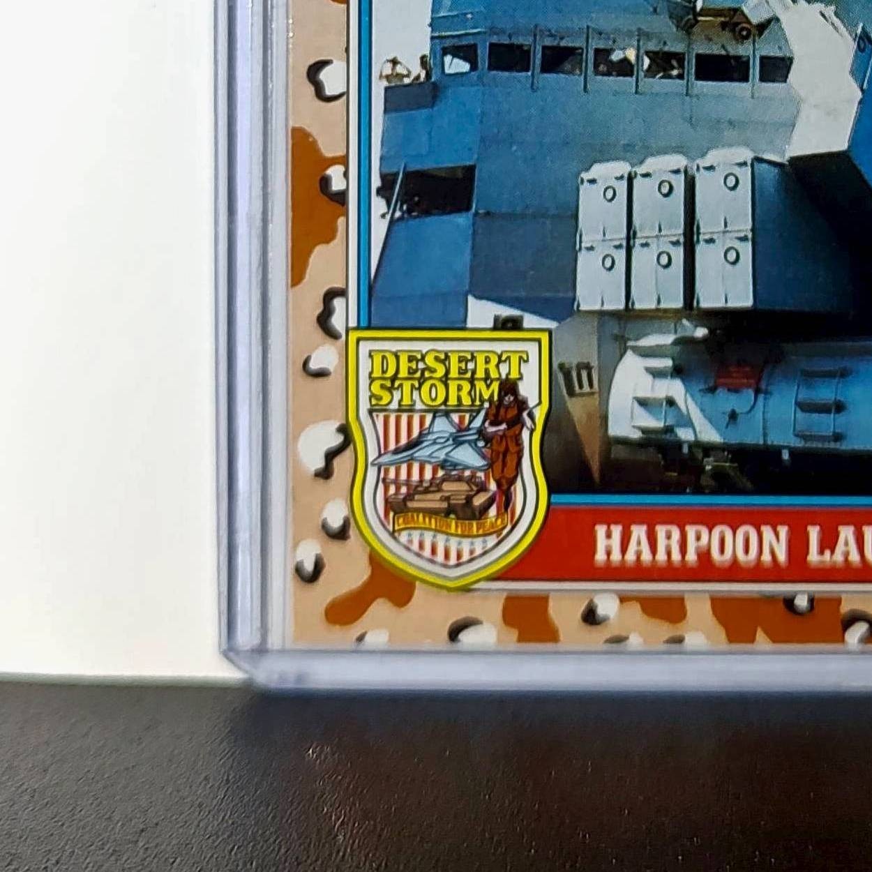 Harpoon Launch 1991 Topps Desert Storm #152 Card