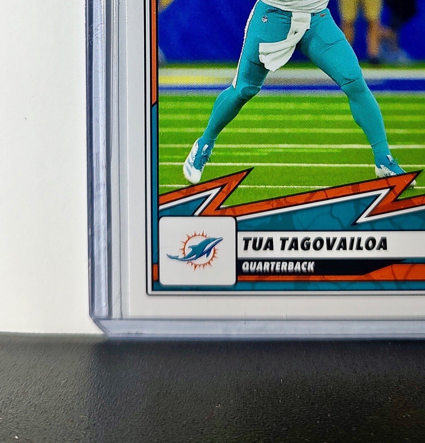 Tua Tagovailoa 2025 Panini NFL #2 Sticker Card Miami Dolphins