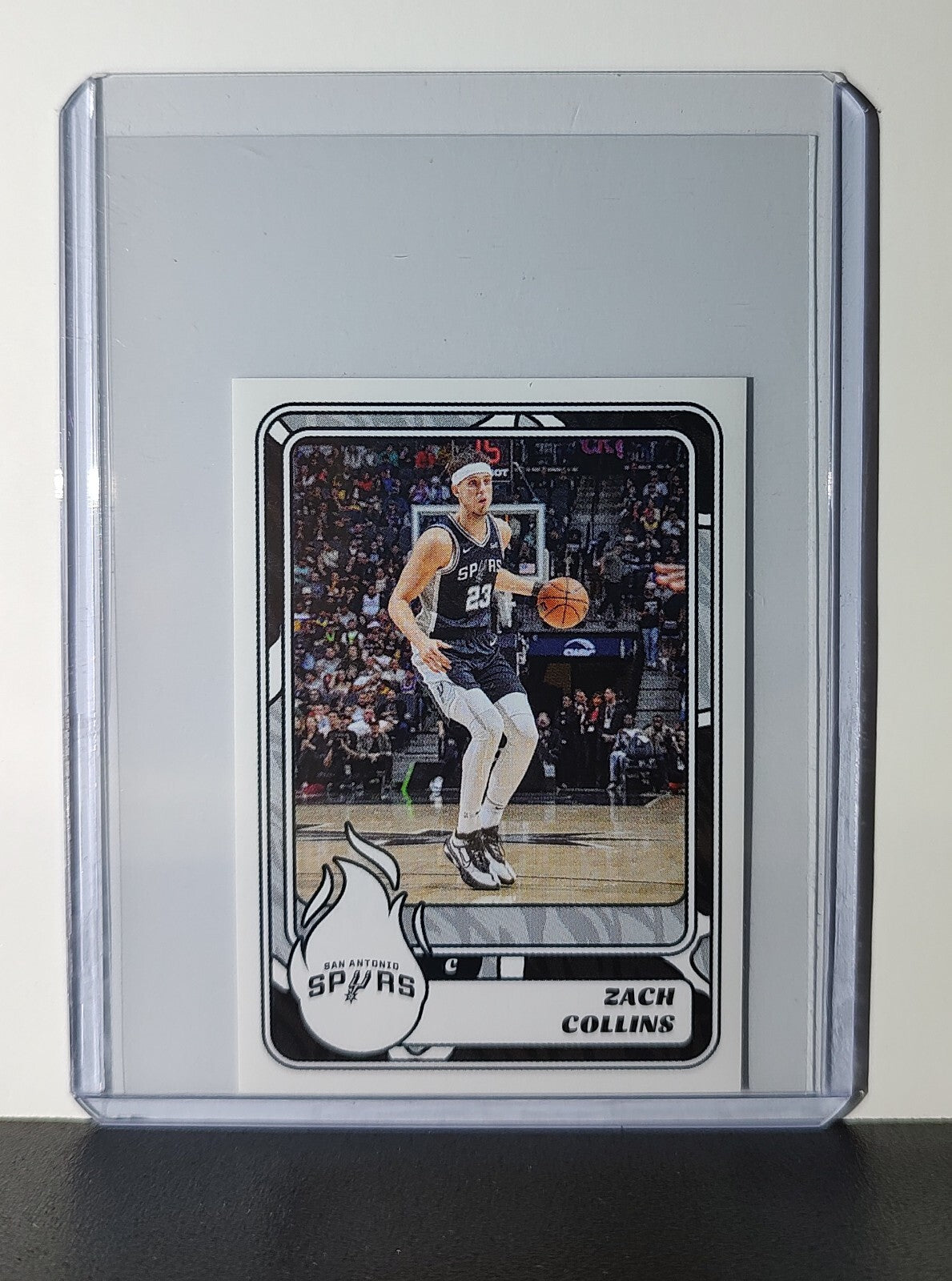 Zach Collins 2024-25 Panini NBA #471 Sticker Card San Antonio Spurs