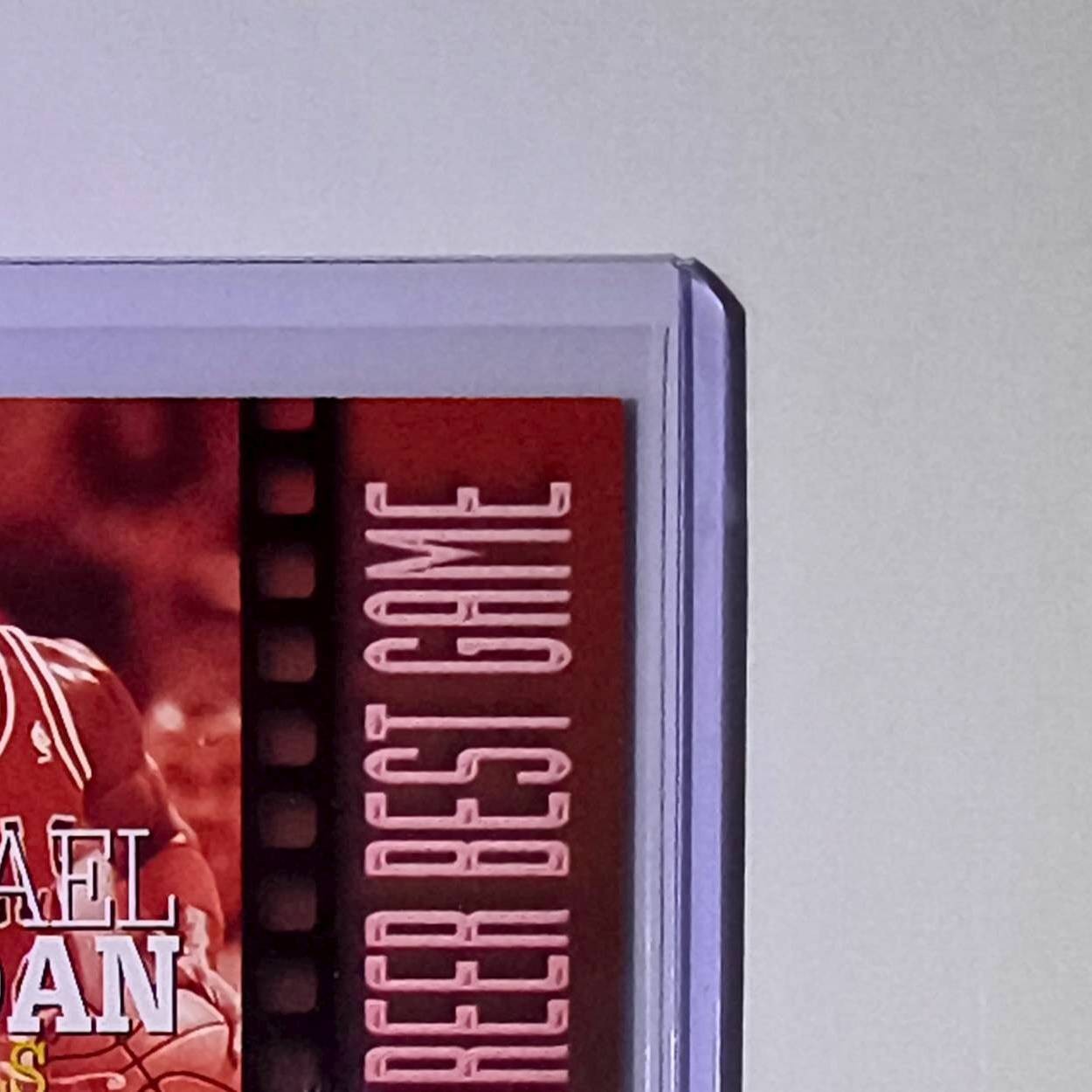 Michael Jordan 1996-97 Hoops Career Best Game #335 Basketball Card Chicago Bulls