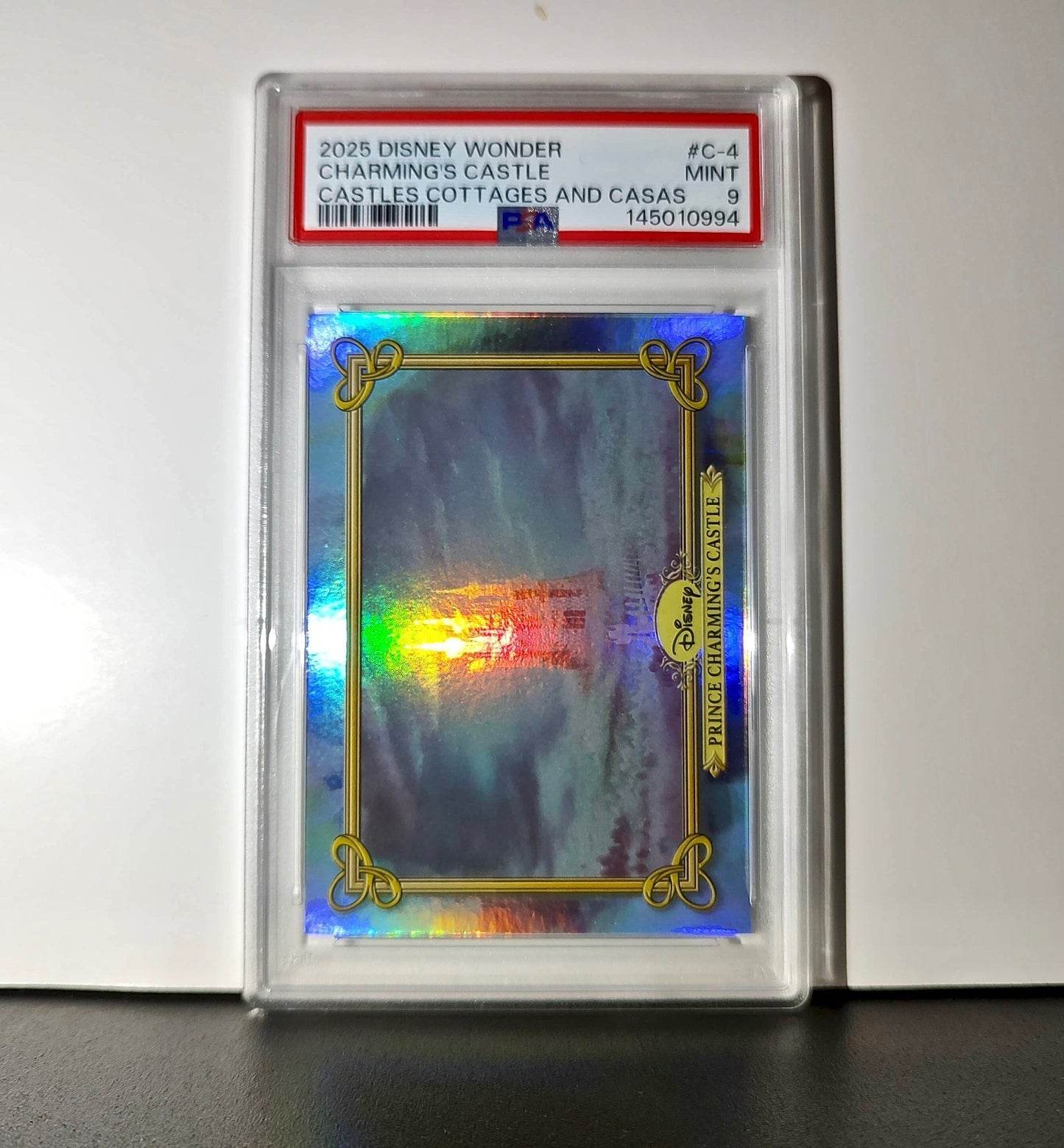 Prince Charming's Castle 2025 Topps Disney #C-4 Card Cinderella PSA 9