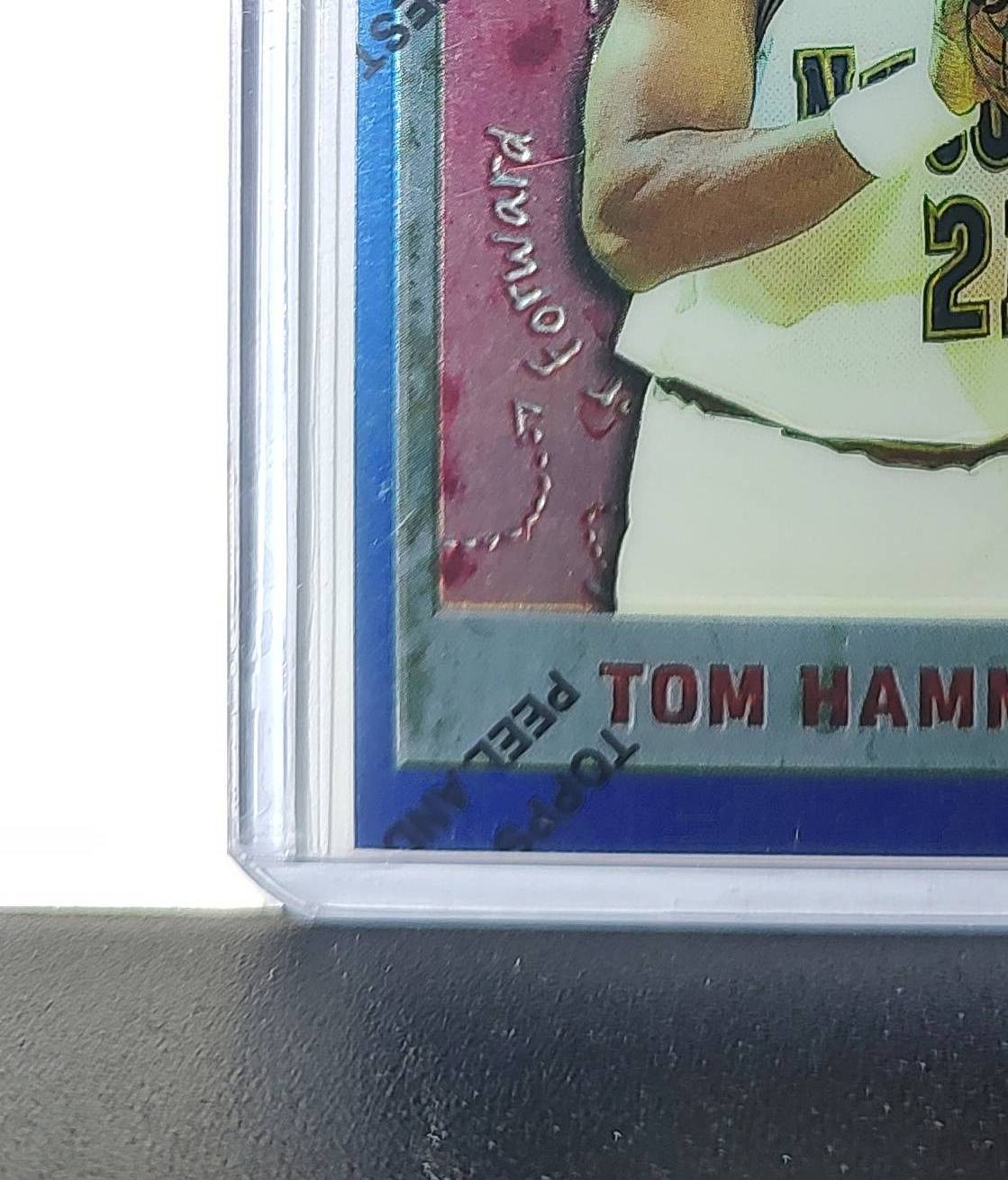 Tom Hammonds 1995-96 Topps Finest NBA #143 Card Denver Nuggets