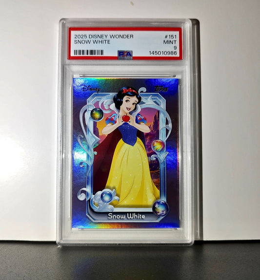 Snow White  2025 Topps Disney Cartoon Princess #151 Card PSA 9