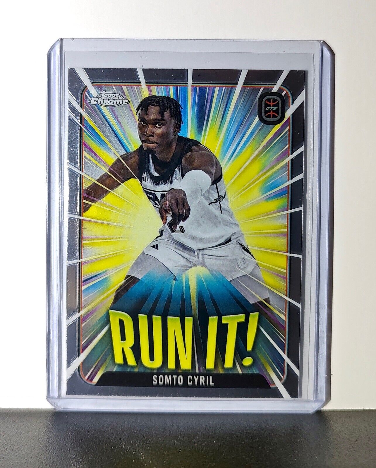 Somto Cyril 2023-24 Topps Chrome Overtime #RI-10 Run It Card! RWE