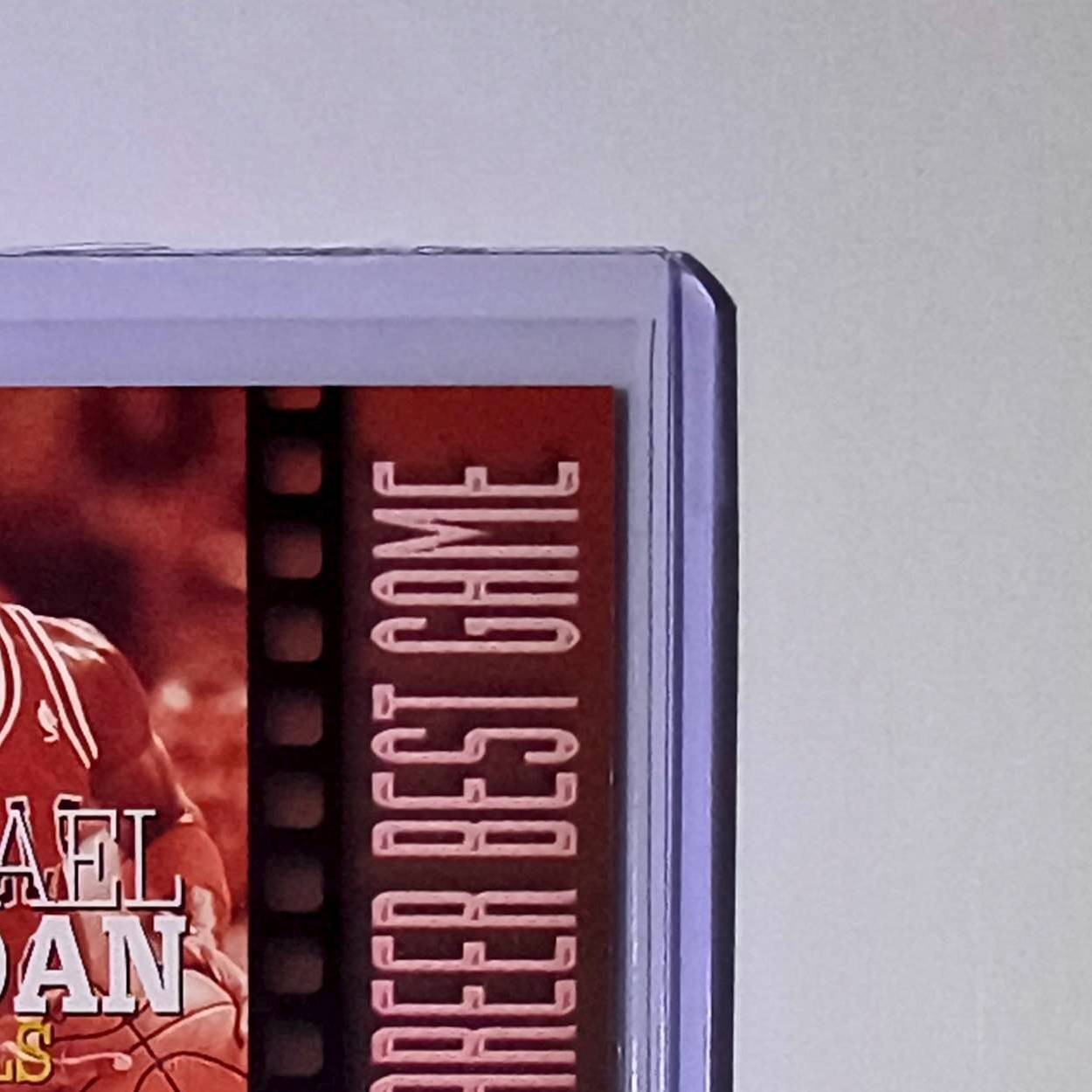 Michael Jordan 1996-97 Hoops Career Best Game #335 Basketball Card Chicago Bulls