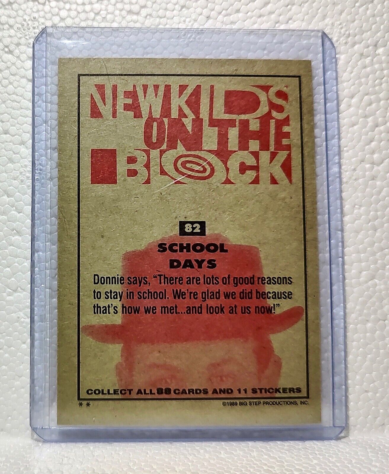 School Days 1989 New Kids on the Block #82 Trading Card