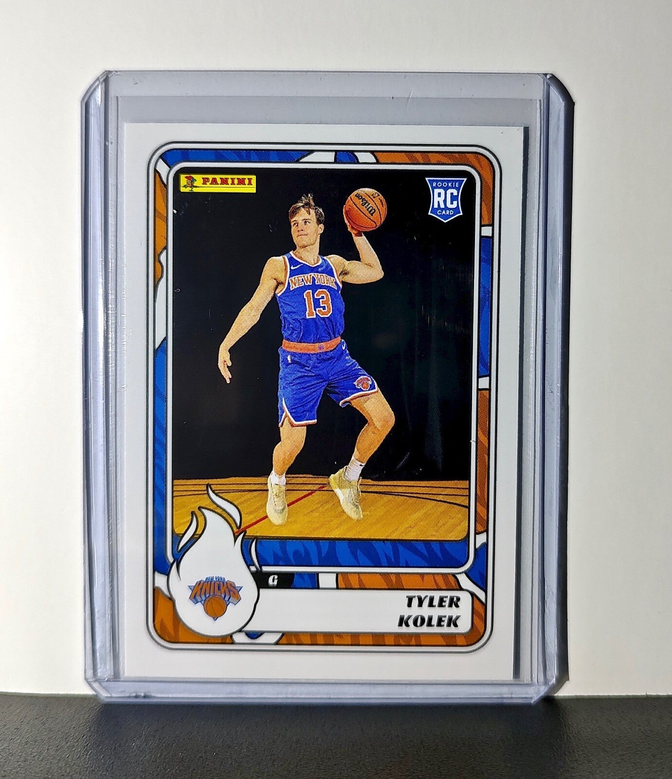 Tyler Kolek Rookie 2024-25 Panini NBA #80 Sticker Card New York Knicks