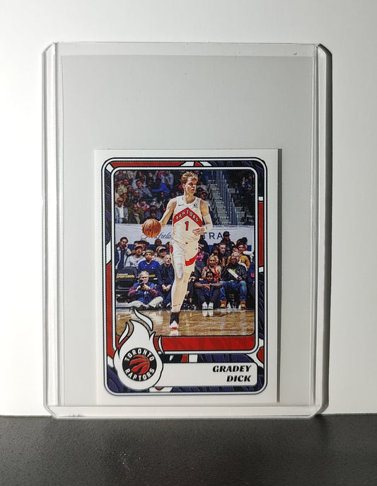 Gradey Dick Rookie 2024-25 Panini NBA #273 Sticker Card Toronto Raptors