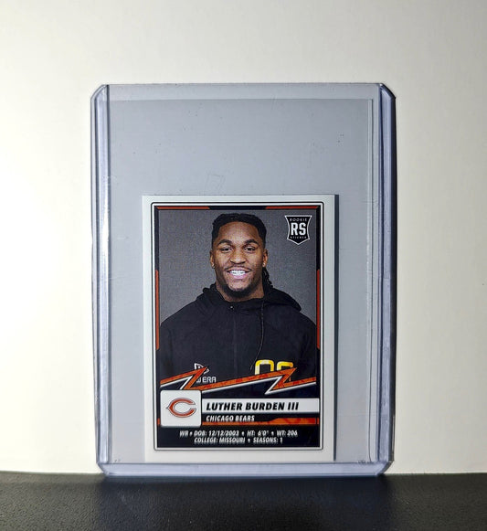 Luther Burden III Rookie 2025 Panini NFL #370 Sticker Bears