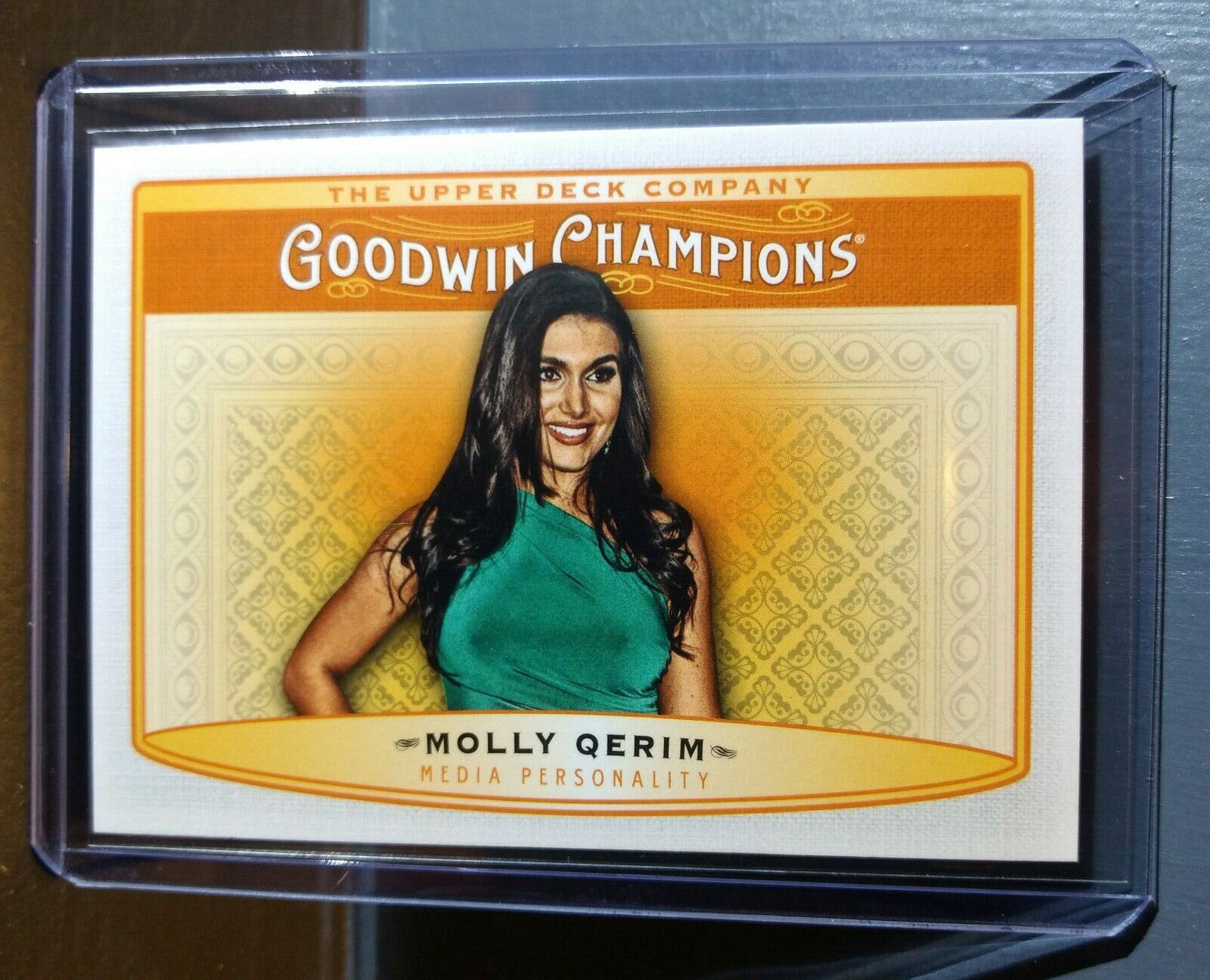 2019 Upper Deck Goodwin Champions Holly Qerim #59 Media Personality Card