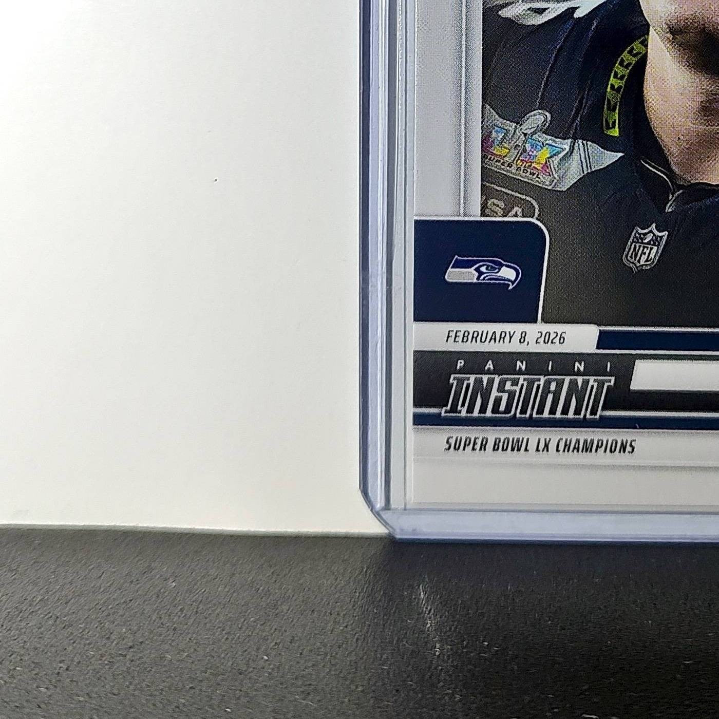 Grey Zabel Rookie 2026 Panini NFL Super Bowl LIX Champions #12 Card Seahawks