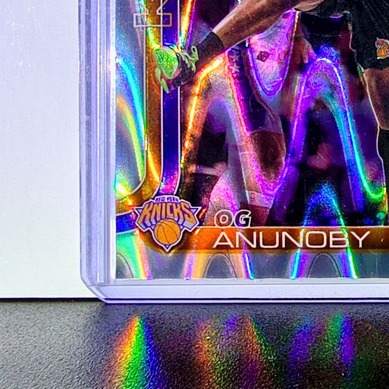 OG Anunoby 2025-26 NBA Topps Chrome Update RayWave Refractor #43 Card NY Knicks