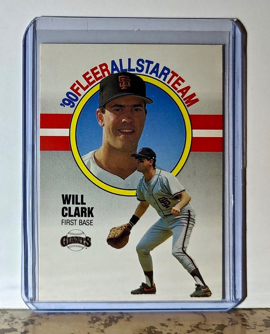 Will Clark 1990 Fleer All-Star Team MLB #2 Baseball Card San Francisco Giants