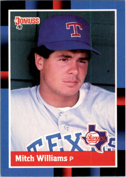 1988 Mitch Williams Donruss Baseball Card #161