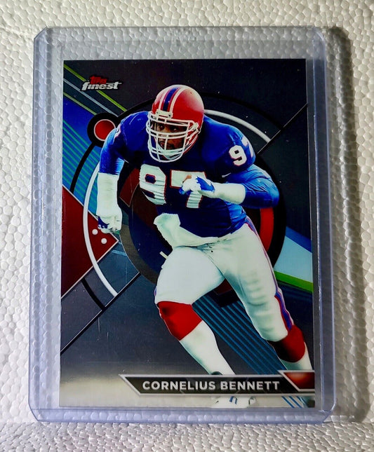 Cornelius Bennett 2023 Topps Finest NFL #156 NFL Football Card Buffalo Bills