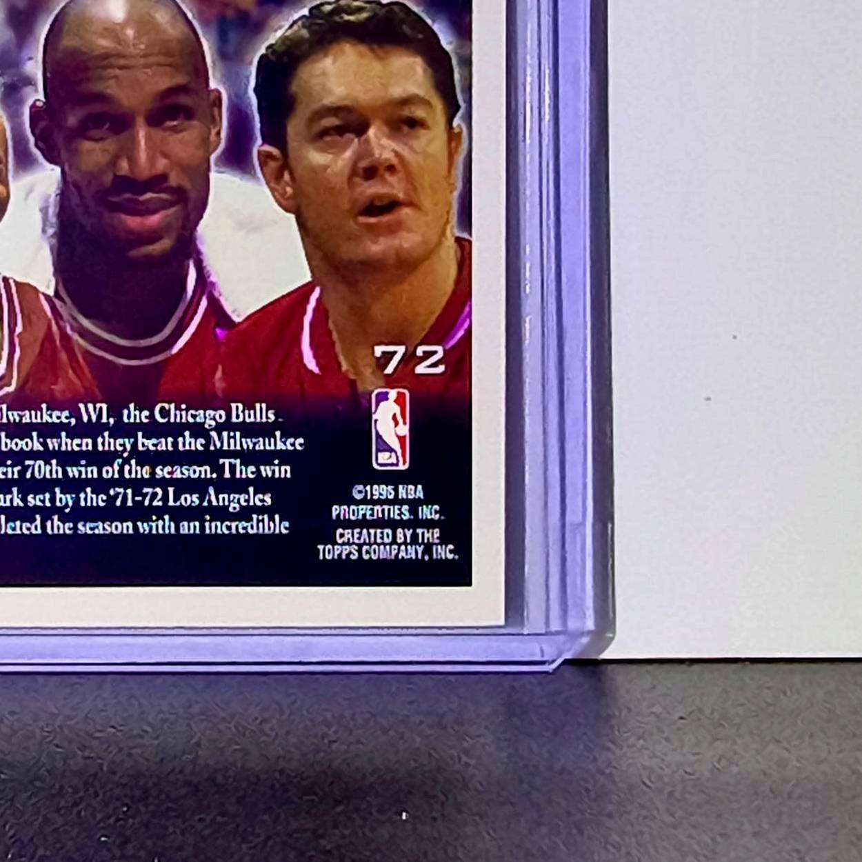 Michael Jordan 1996-97 Topps #72 Basketball Card Chicago Bulls