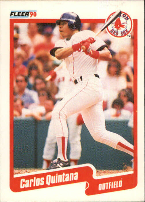 1990 Carlos Quintana Fleer Baseball Card #283