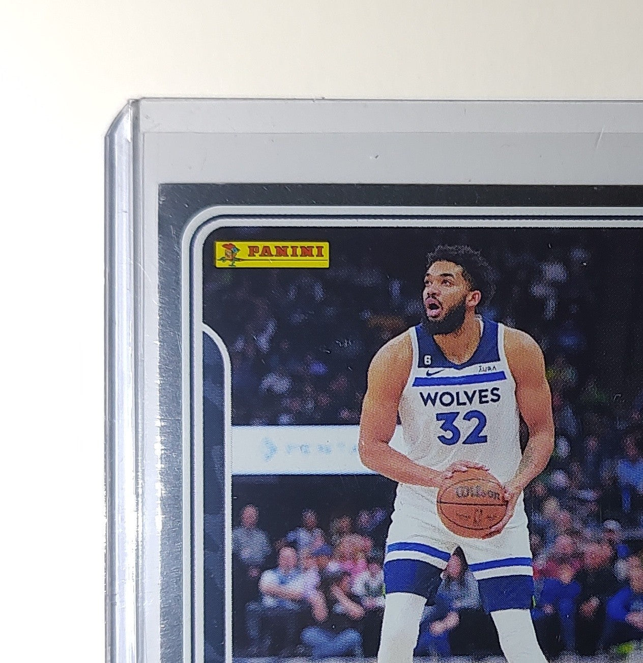 Karl-Anthony Towns 2023-24 Panini NBA Sticker Foil Card 8 Minnesota Timberwolves