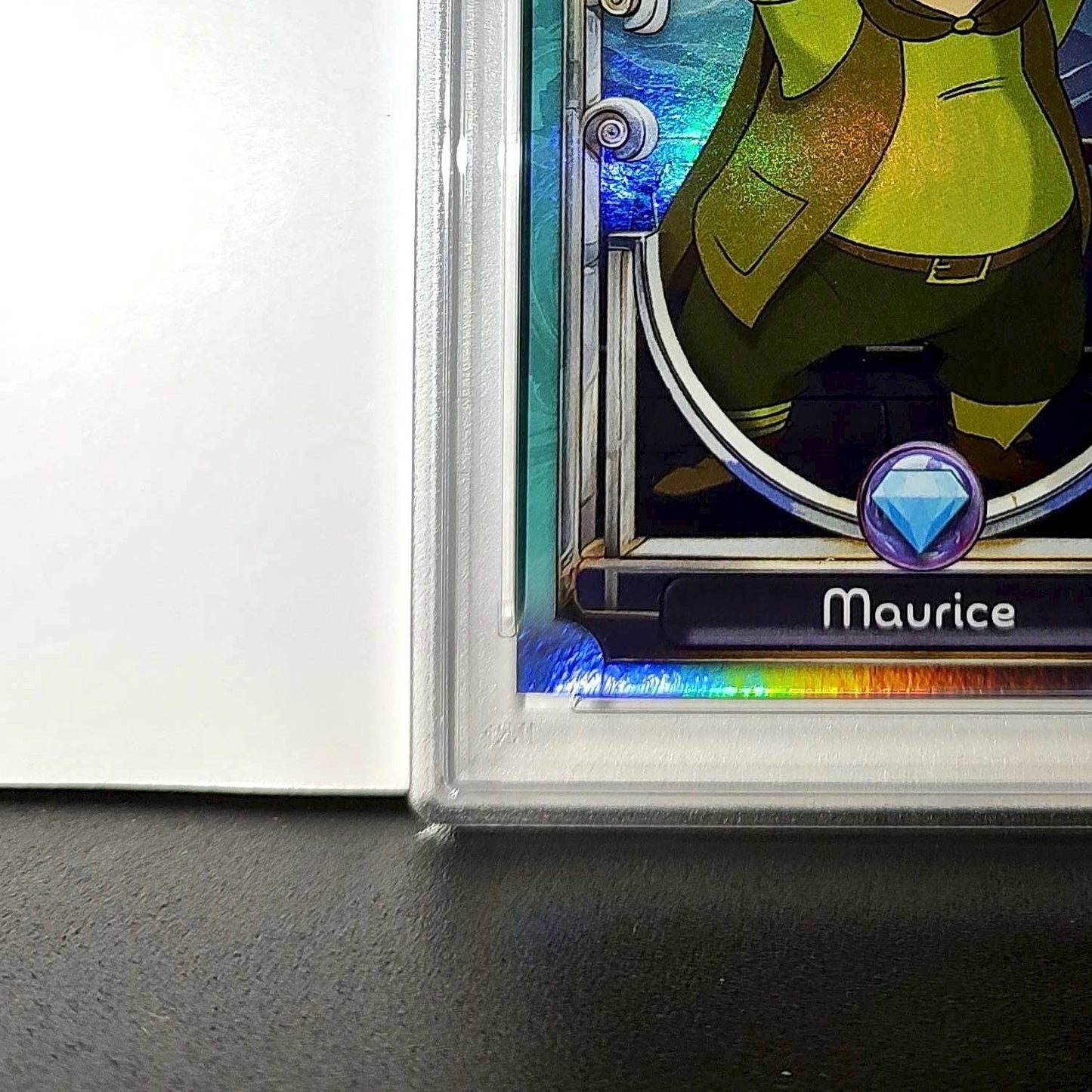 Maurice 2025 Topps Disney Wonder #126 Diamond Card Beauty and the Beast PSA 7